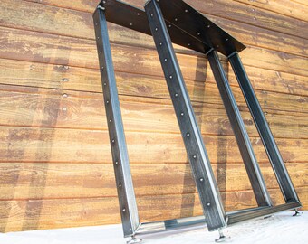 Metal legs, Table legs, Steel legs, Modern table legs, Industrial metal table legs, steel table base with adjustable feet