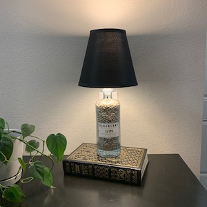 Blackland Gin 750ML Liquor Bottle Lamp