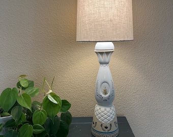 Clase Azul Añejo Tequila Bottle Lamp (Square logo)