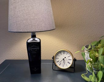 Scapegrace Black Gin Liquor Bottle Lamp