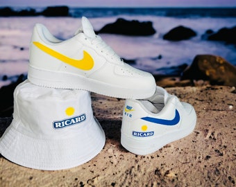 Nike Air Force 1 x Ricard + Bob OFFERT . Neuves New - Custom. Chaussures Soirée, Apéro