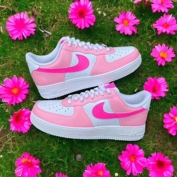 Nike Air Force 1 x Candy Pink - New New - Custom + gift