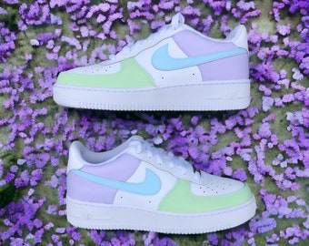 Nike Air Force 1 x Pastel - Neuves New - Custom + cadeau