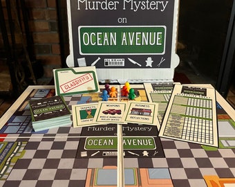 Customized- Murder Mystery on Ocean Avenue