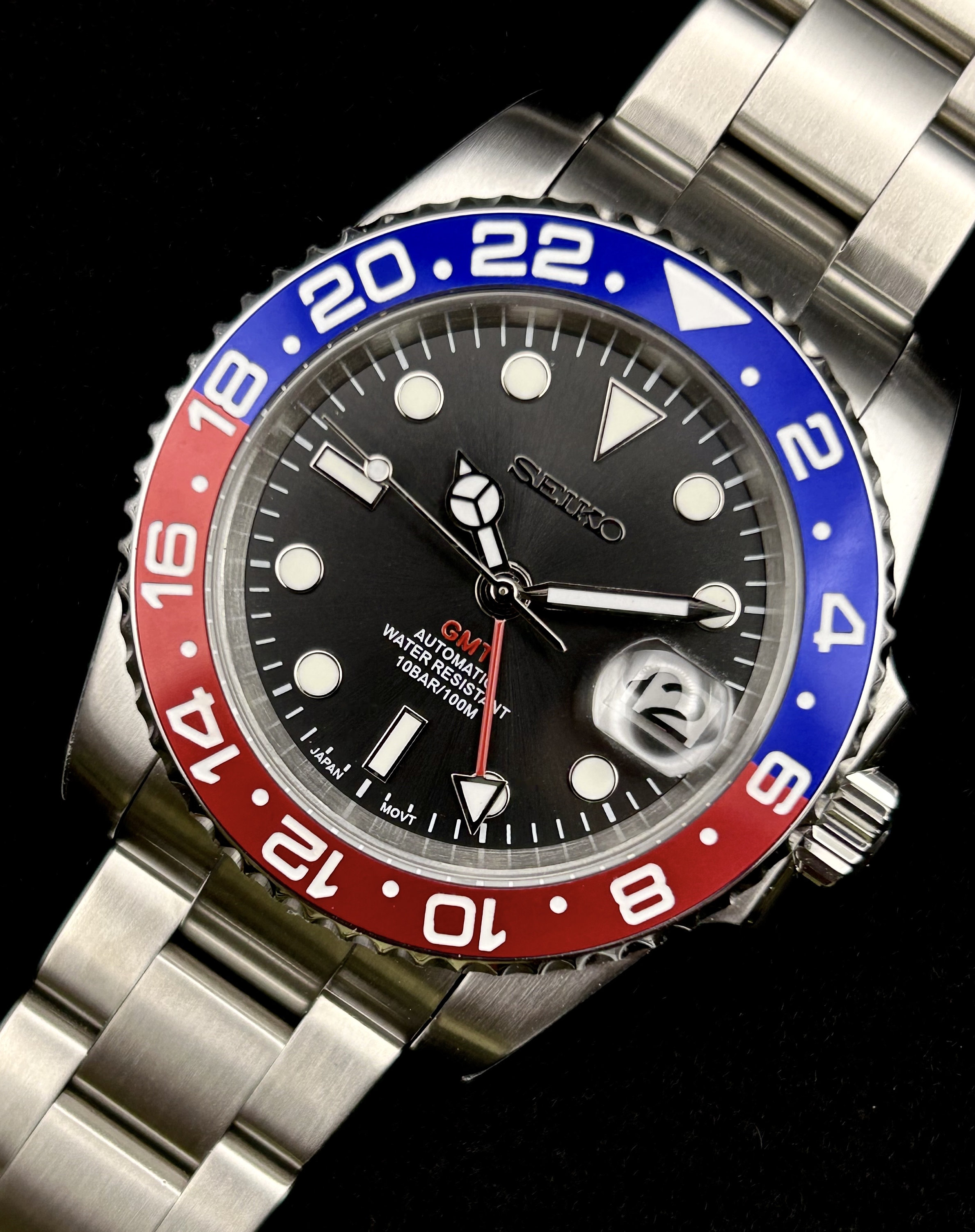 SEIKO MOD カスタム NH34 自動巻 - 腕時計(アナログ)