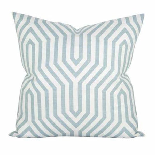 Beautiful, handmade designer pillow cover - Schumacher Vanderbilt in Linen // multiple colors available