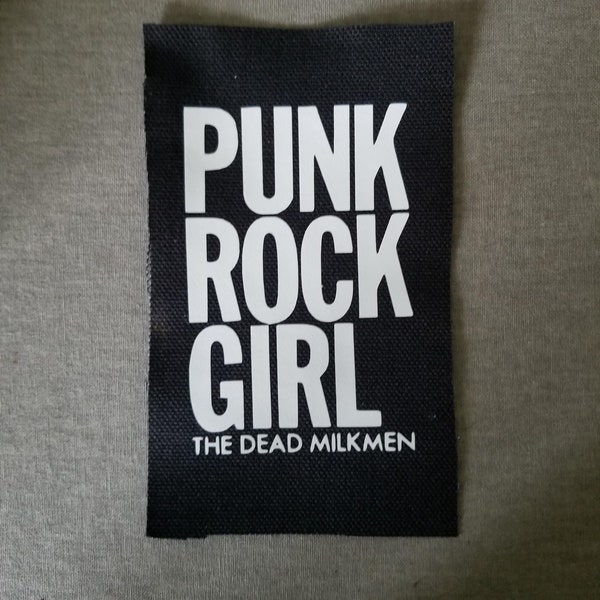 Punk Rock Girl Patch