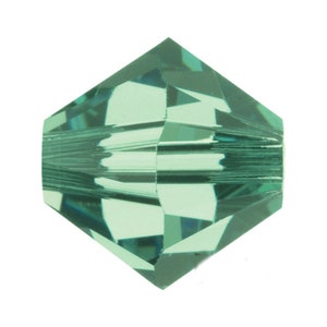 Swarovski Crystal Beads For Jewelry Making Erinite 6mm Crystal Bicone Beads #5328 Set Of 50 | Jewelry Supplies