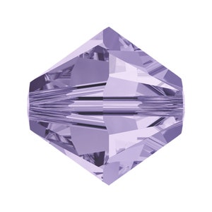 Swarovski Crystal Beads For Jewelry Making Violet 3mm Crystal Bicone Beads #5328 Set Of 100 | Jewelry Supplies