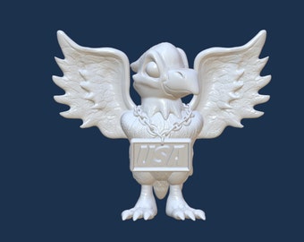 USA Weißkopfseeadler, 3D Digital Druckdatei, USA STL, Adler 3D Druckdatei