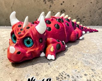 Test Print, Drok, 3D Printed articulated dragon, no defects, original design, please read description for more details