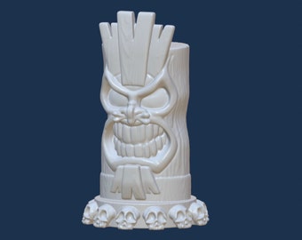 Tiki STL, archivo digital 3D para impresora 3D, Tiki, STL hawaiano, diseño original