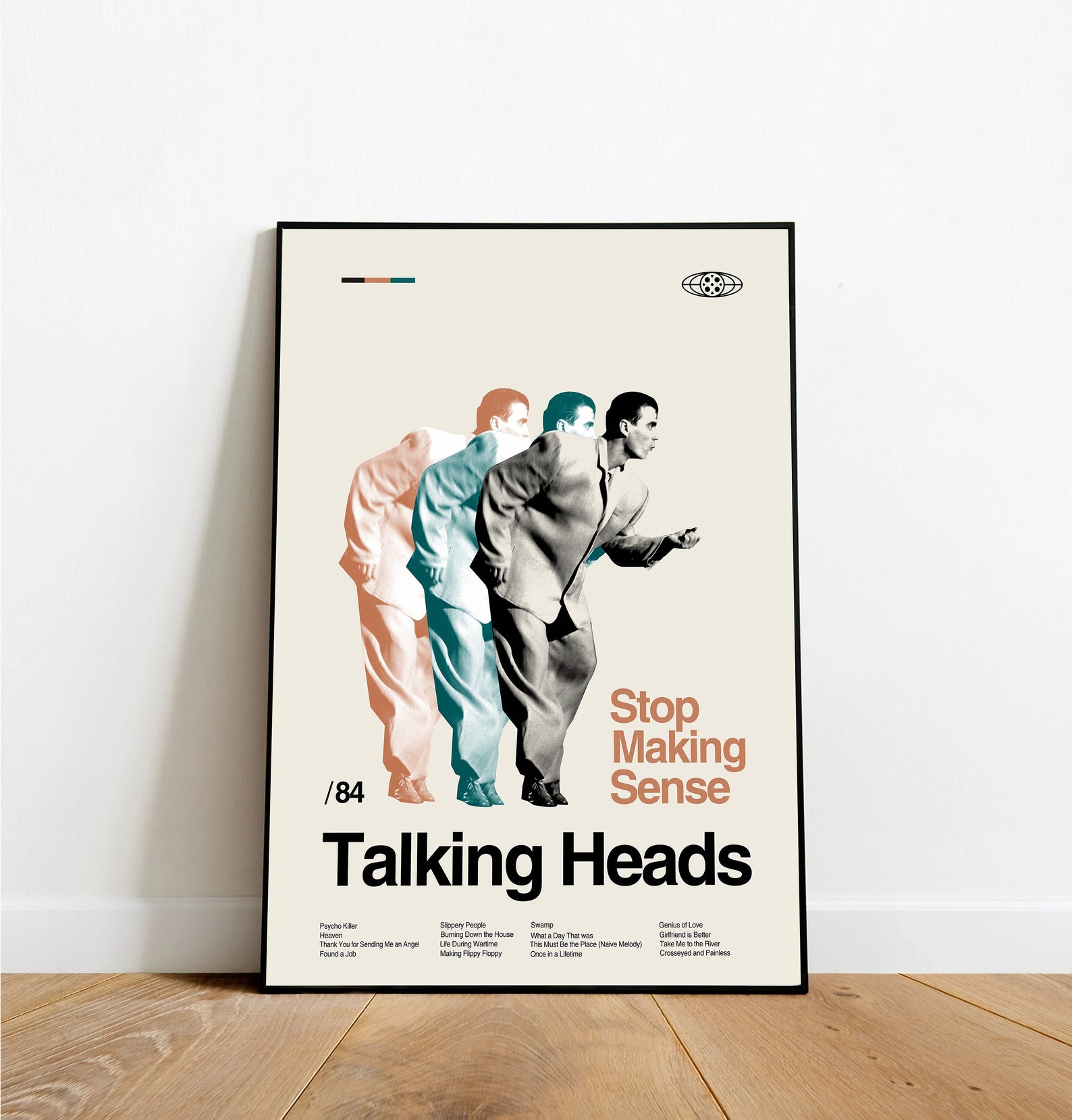 Talking Heads Stop Making Sense Poster Minimalist Print Etsy