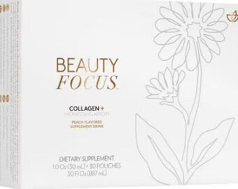 NuSkin Beauty Focus Vloeibaar Collageen Perzik/Aardbeiensmaak (Exp 24/09)