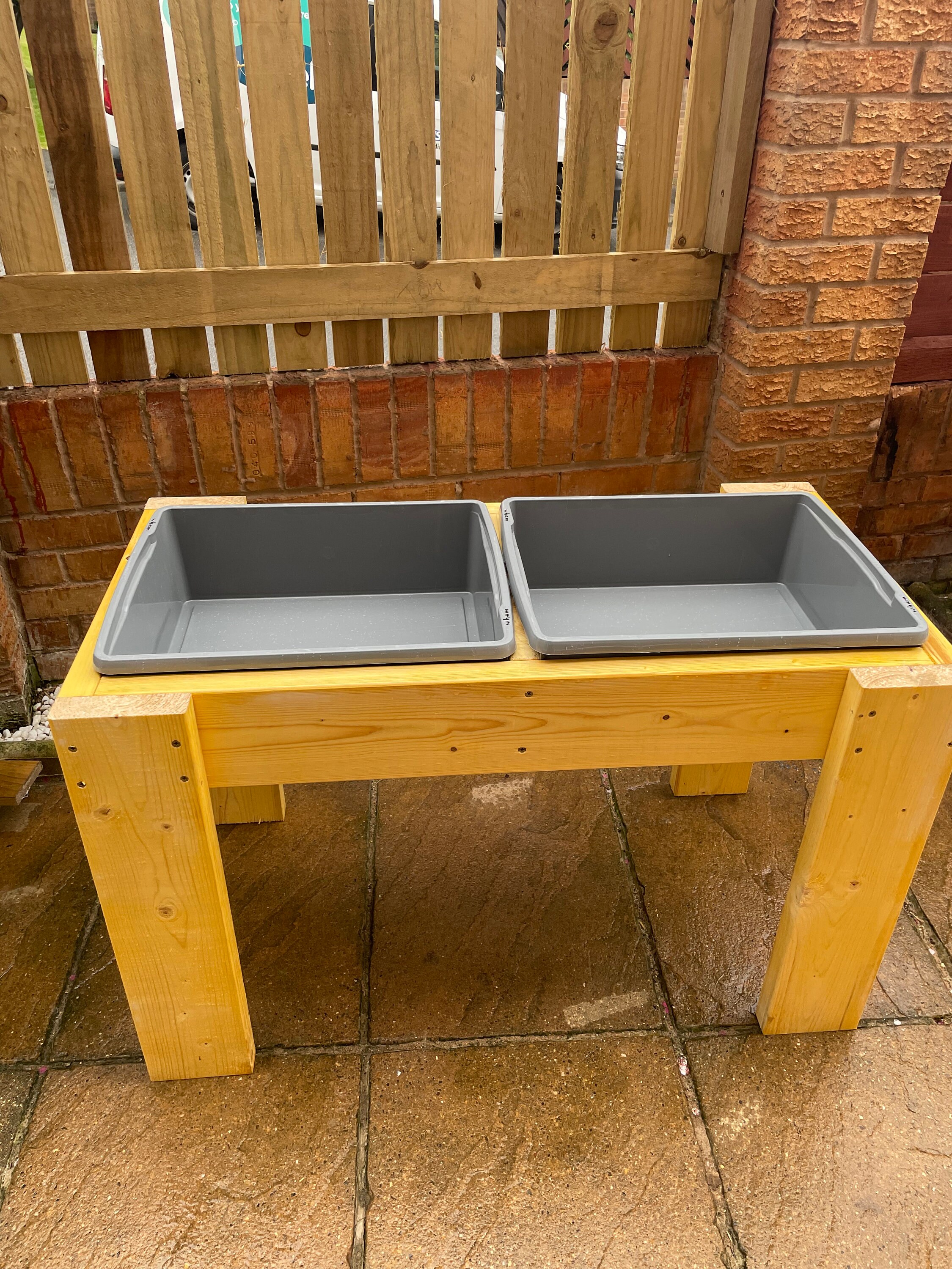 Wooden Sand and Water Pit / Sensory Table Etsy UK