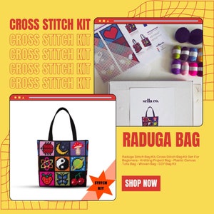 Cross Stitch Bag Cross Stitch Storage Embroidery Bag Organizer