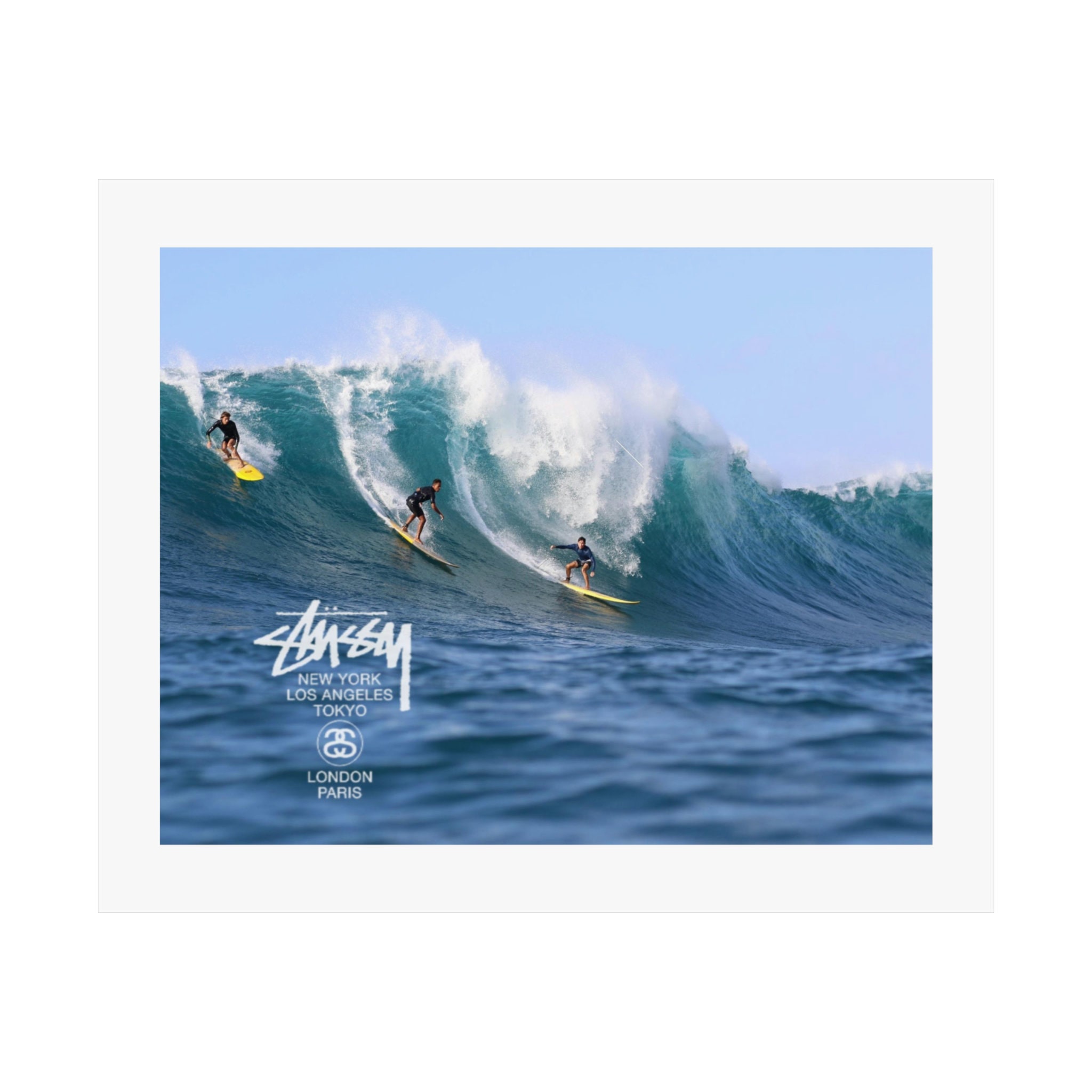 Stüssy Surfer Poster