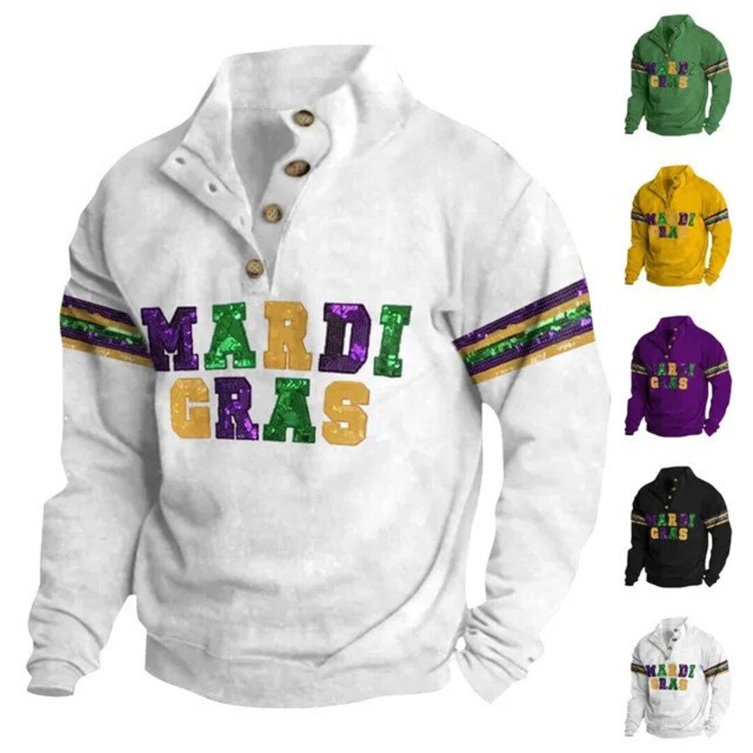 mardi gras sweatshirt girls