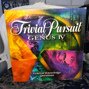 Vintage 1996 Trivial Pursuit Genus IV Edition Board Game