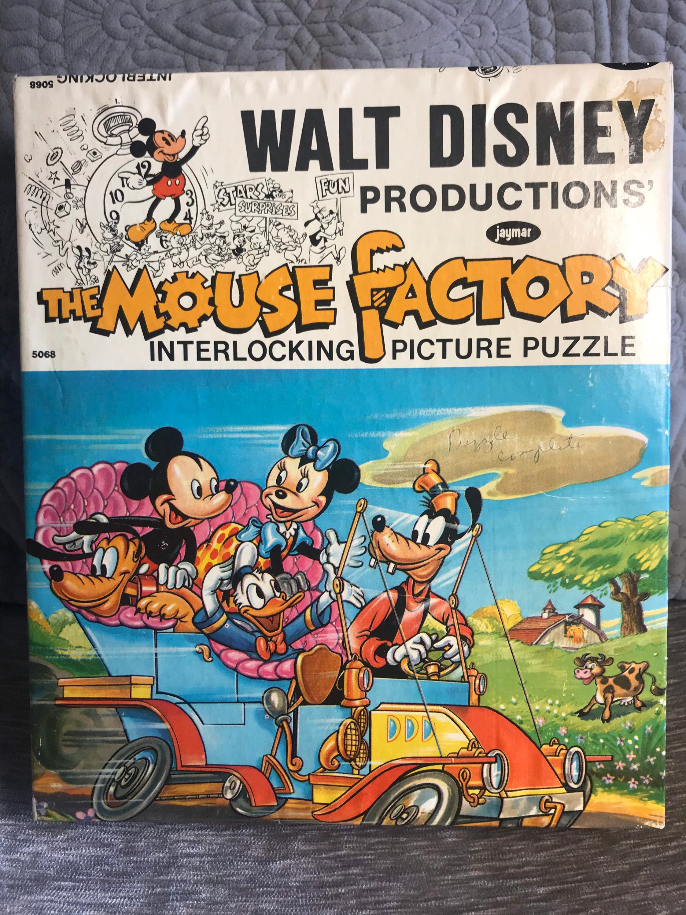 ディズニー ミッキー パズル - ヴィンテージ - Jaymar - ウォルト