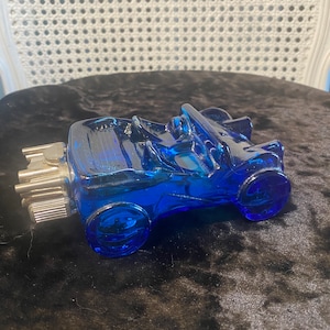 Vintage - Circa anni '70 - Avon - Blue Dune Buggy - Lozione rinforzante per rally sportivi - Bottiglia piena - Colonia da uomo - Da collezione - Vetro blu