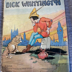 Vintage 1934 Dick Whittington Children&#39;s Book - First Edition