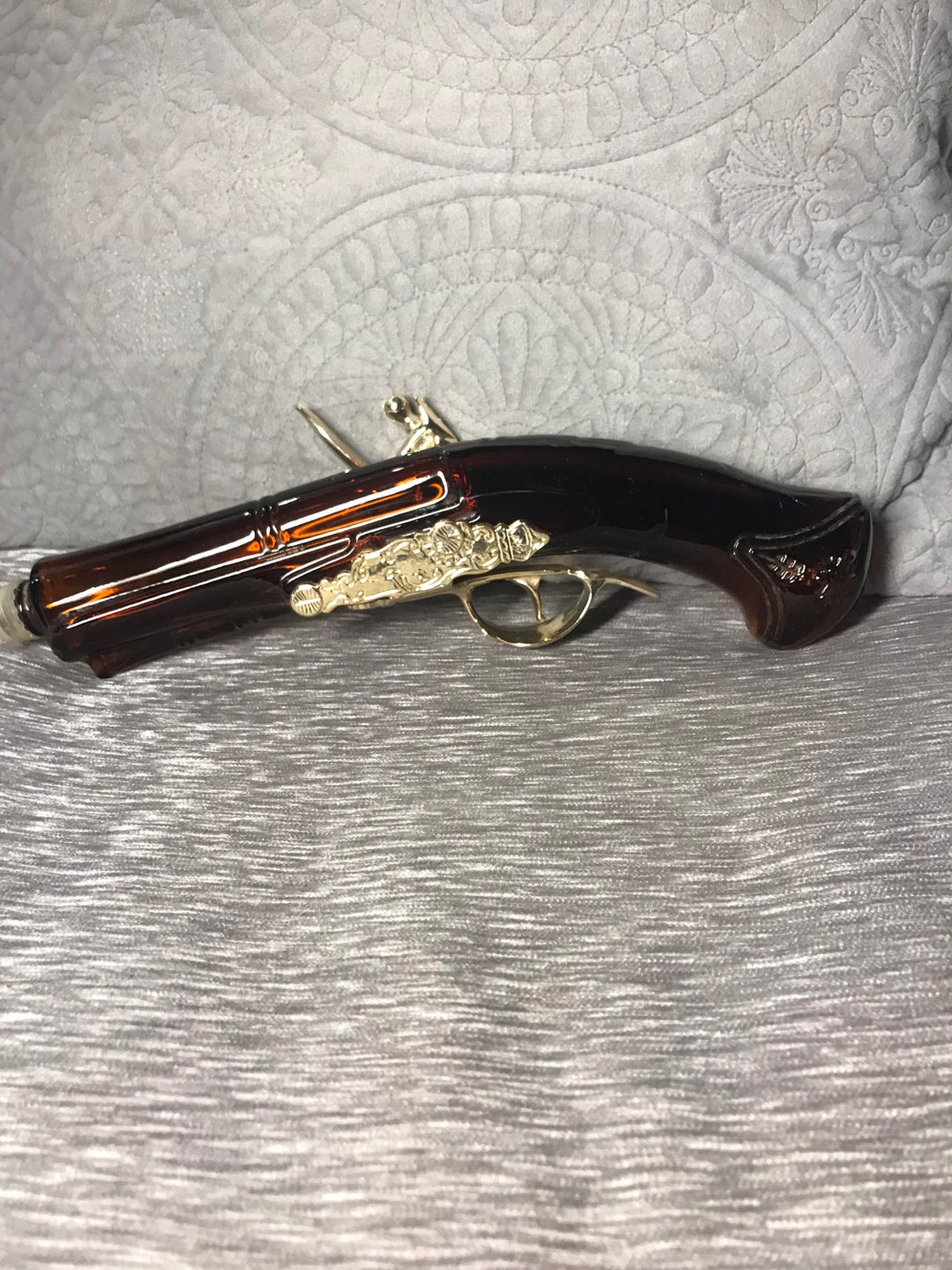 Vintage Circa 1970's Avon Bottle Derringer Decanter piece of Americana