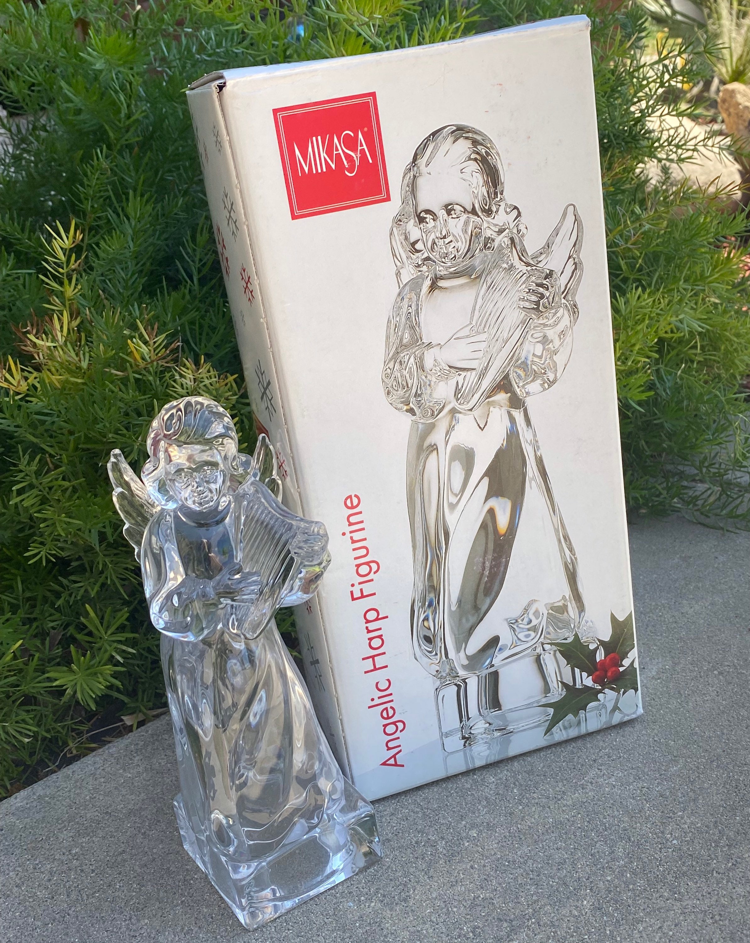 Crystal Angel - Vintage - 1990's - Mikasa Angelic Harp - Lead