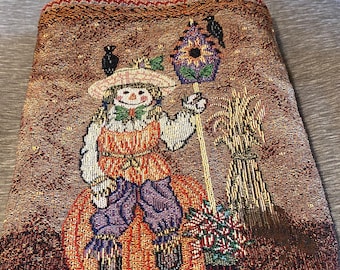 1940年代のヴィンテージ手織りリネンテーブルランナー（クロシェレース