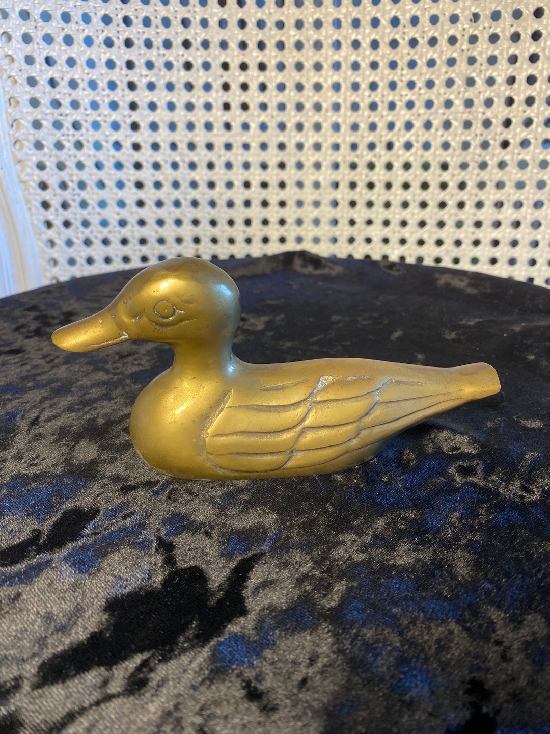 Vintage Mid Century Modern Brass Duck: Hand Shaped Artisan Decor - Etsy