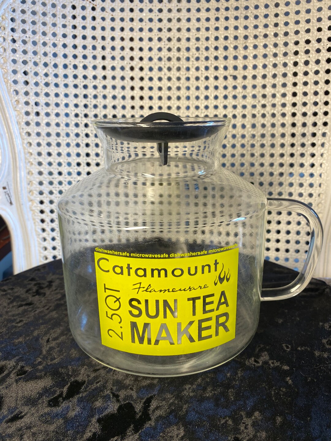 Vintage 1990's catamount Flameware sun Tea Maker 2.5 Etsy