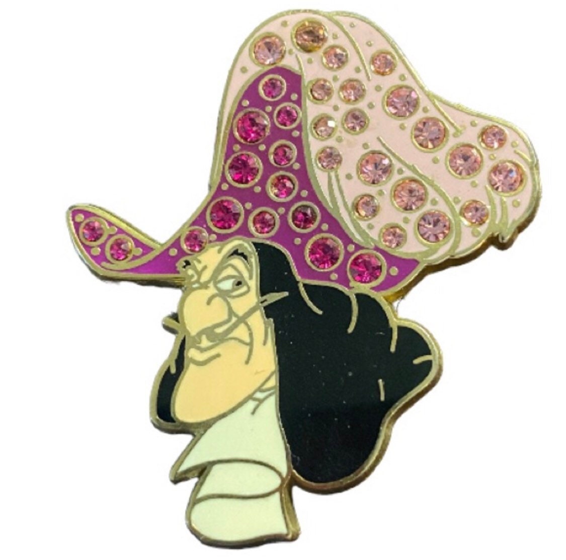 Rare - Disney Trading Collector Pin - Captain Hook Rhinestone - Etsy