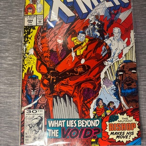 Vintage Comic Book -  1992 - The Uncanny X-Men - Jan 1992 - No. 284 - What Lies Beyond the Void