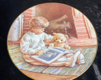 Vintage 1991 &quot;Young Innocence&quot; Porcelain Collector Plate - Danbury Mint
