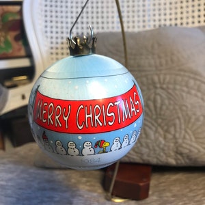 1984 Peanuts Characters - Snoopy Hallmark Christmas Ornament