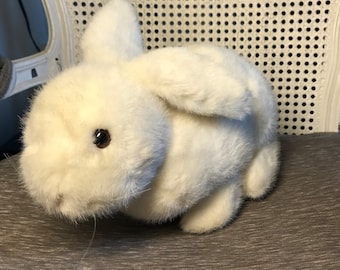 Vintage 1984 DAKIN Rare White Bunny - With Plush Tag - Etsy