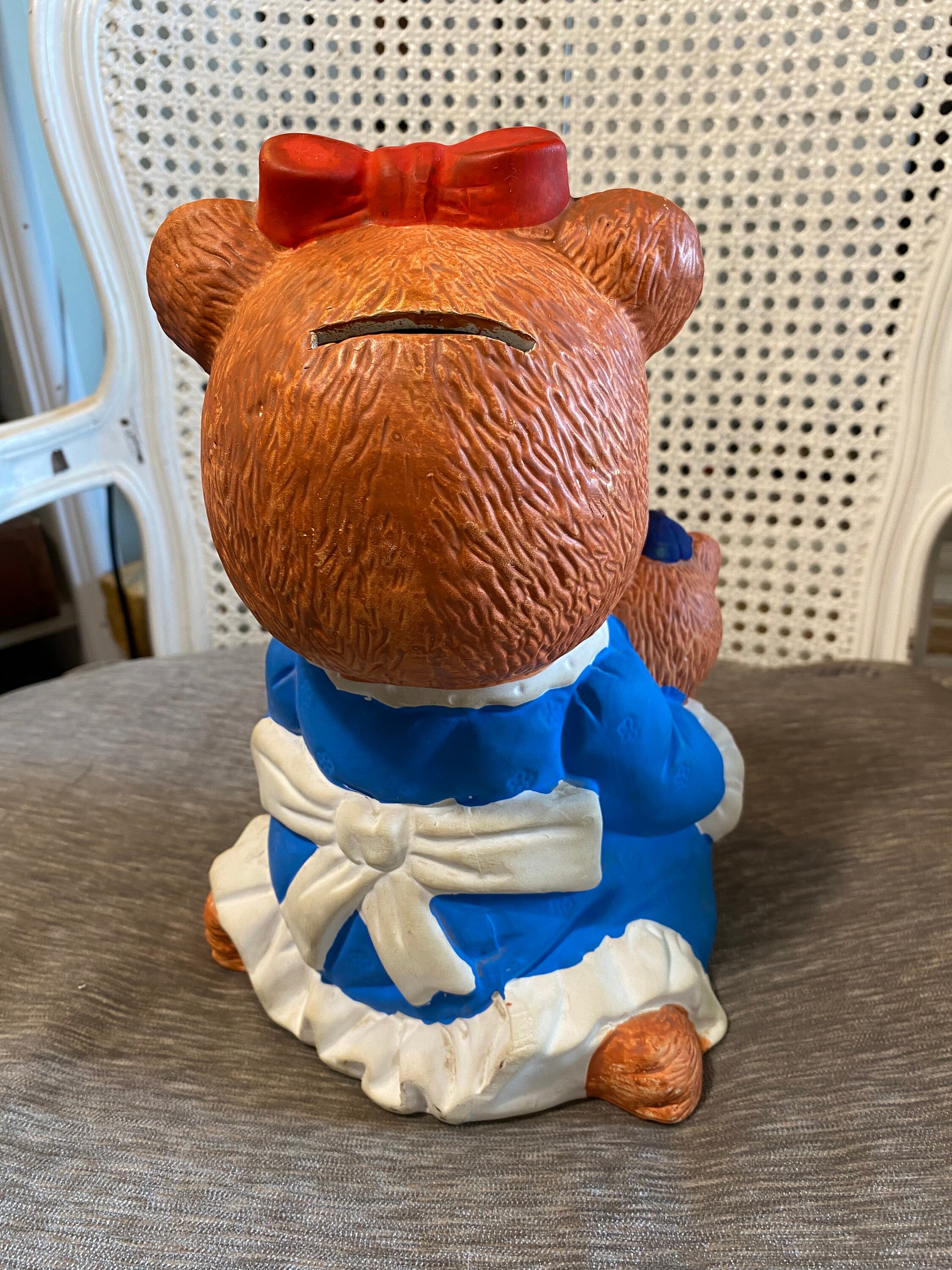 Salvadanaio A Forma Di Orso Panda In Ceramica – 10x15x10 Cm, Smaltato Lucido, Con Tappo Inferiore, Regalo Simpatico - 3