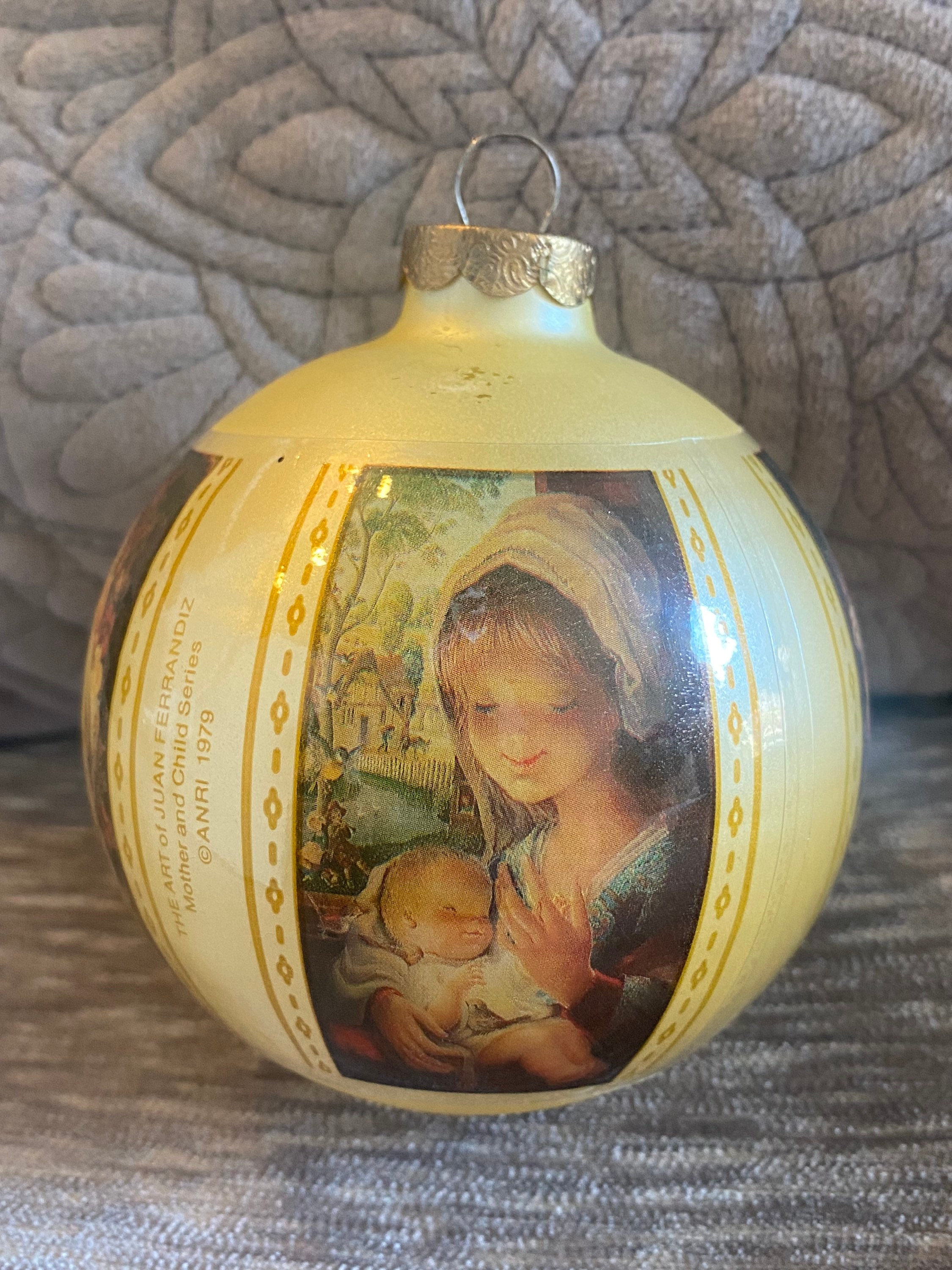 Xmas　オーナメント　４体セット　アンリ　ANRI　フェランディス　イタリア Xmas オーナメント 4体セット アンリ ANRI フェランディス イタリア