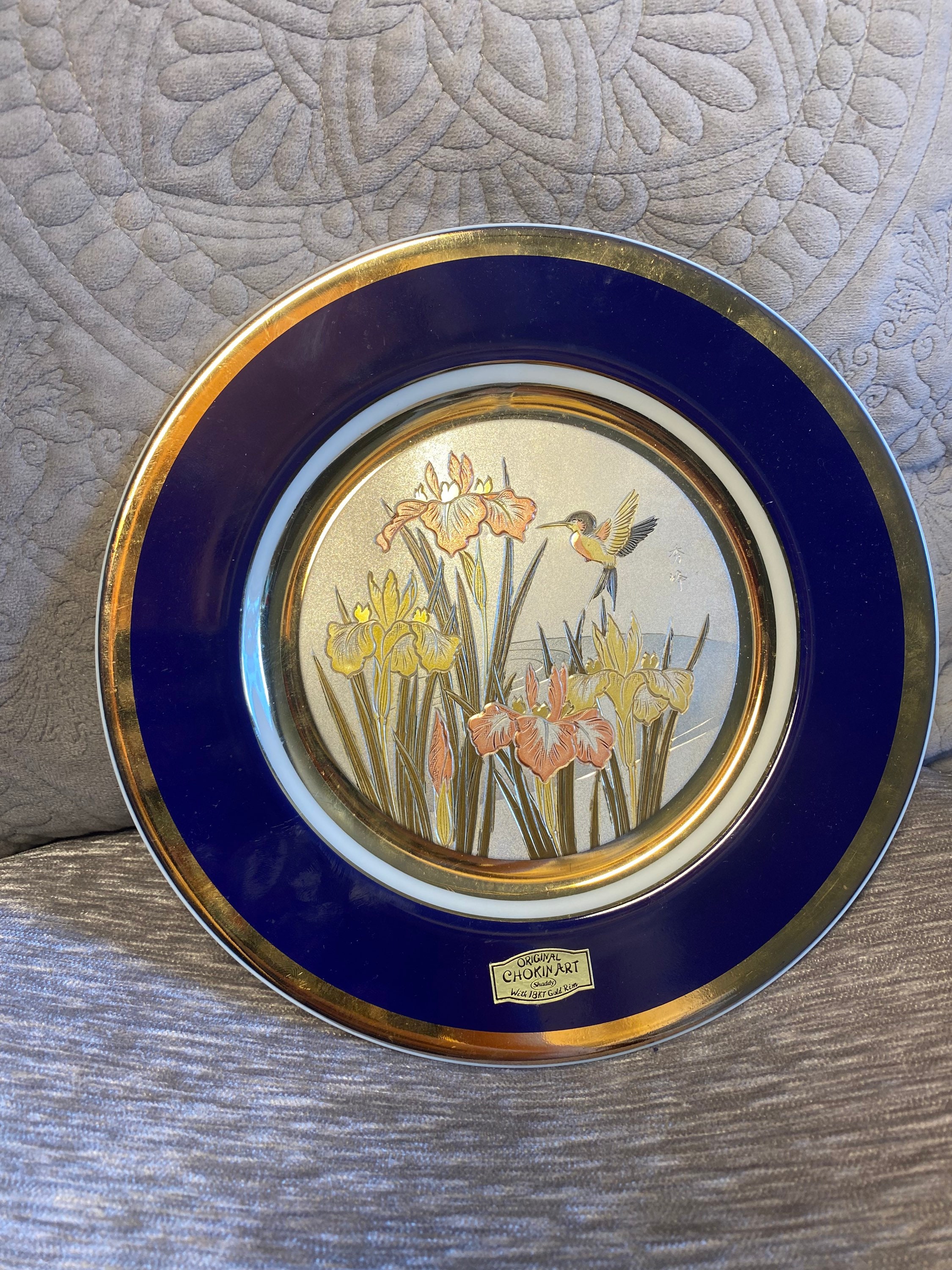Chokin art plate - Etsy 日本