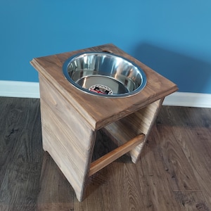 6in raised dog bowls walmart Santa Fe Modern Elevated Dog Bowl - Icy Gray / Large - 10in