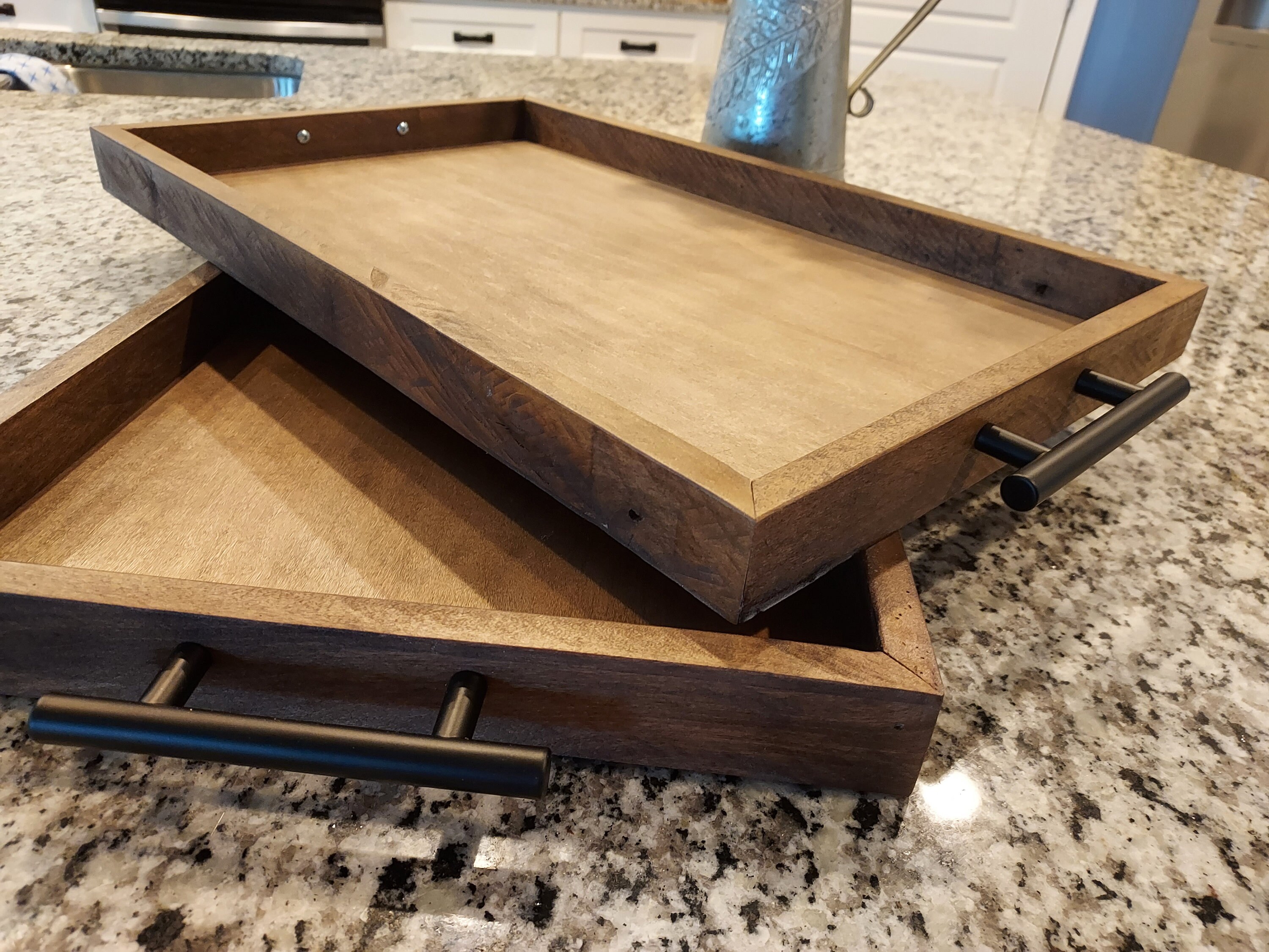 Hand-crafted Rustic Maple Wood Serving Tray Wood Tray With - Etsy