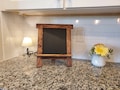 Rustic Pine Wood Tabletop Chalkboard Easel
