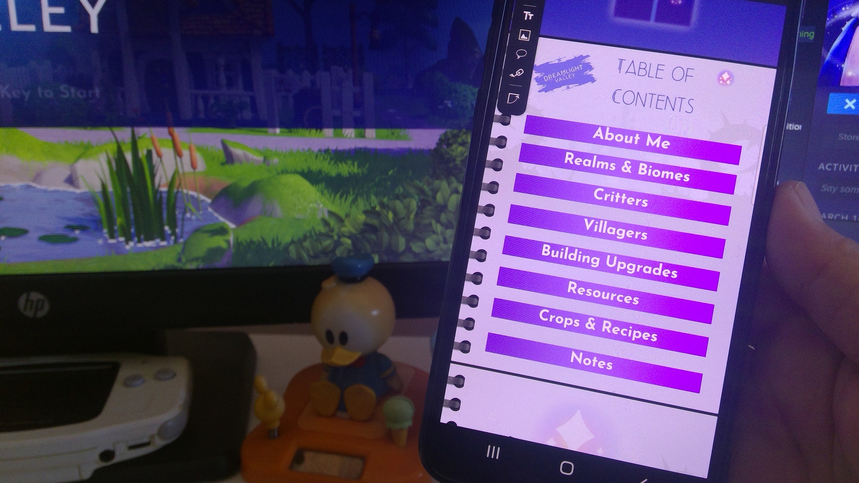 Dreamlight Valley Digital Journal and Mini Reference Guide With ...