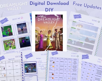 Dreamlight Valley Printable DIY Journal & Reference Guide | Includes Latest Update Dapper Delights