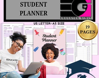 Studenten Planer Akademische Agenda, Wochenplaner Journal, Schul Organizer, Studenten Geschenk, Studienplaner, Studenten Journal, Akademisches Geschenk