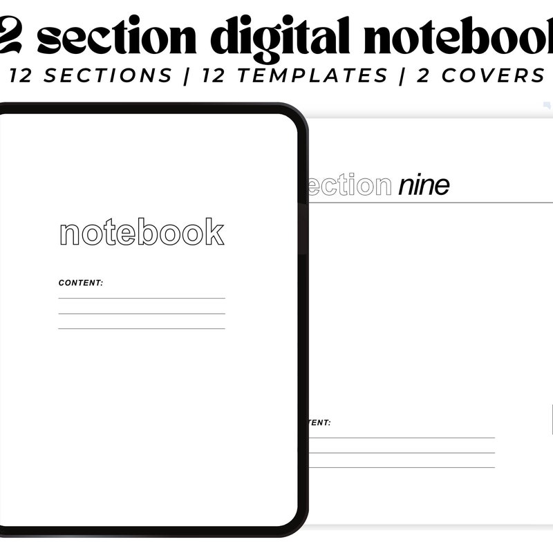 Digital Notebook Paper - Etsy