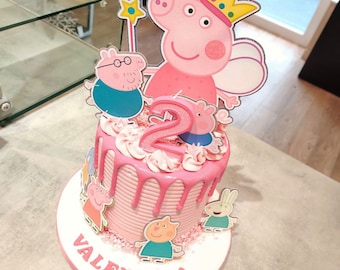 Peppa pig cake topper collection