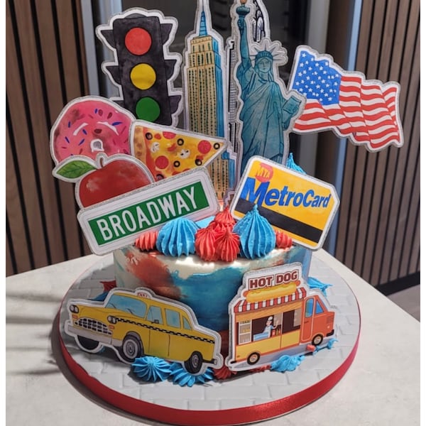 Gâteau de New York, gâteau de vacances, gâteau de New York,