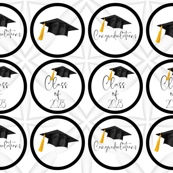 Instant Download. graduation cupcake toppers, grad cupcakes, Graduation gifts, Congratulations cupcake toppers, class of 2023 Digital