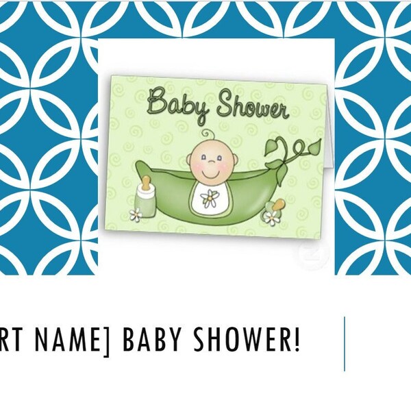 Virtual Baby Shower Powerpoint Etsy